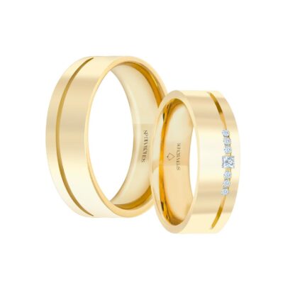 Aliança Marrocos em Ouro 18k - 6 mm - Imagem 3