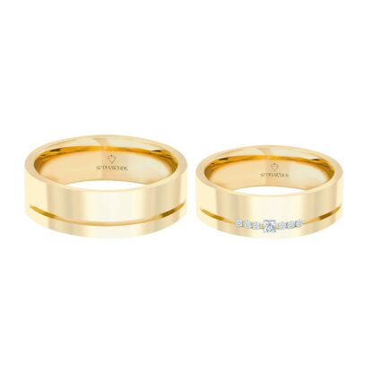Aliança Marrocos em Ouro 18k - 6 mm
