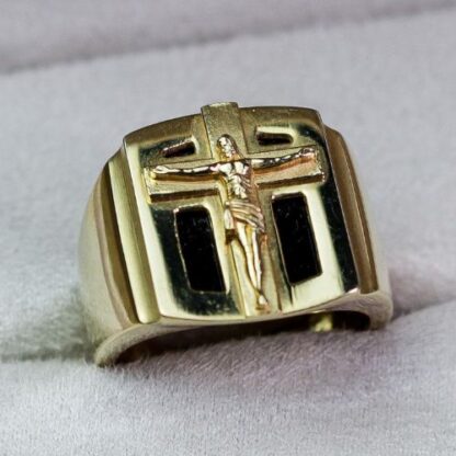Anel Masculino Crucifixo