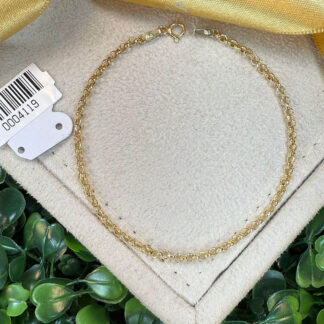 Pulseira Elo Portugues De 18cm